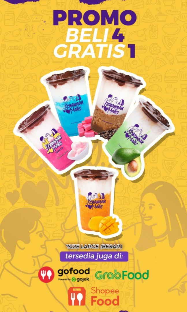Minuman kenangan manis, Makanan & Minuman, Minuman Tidak ...