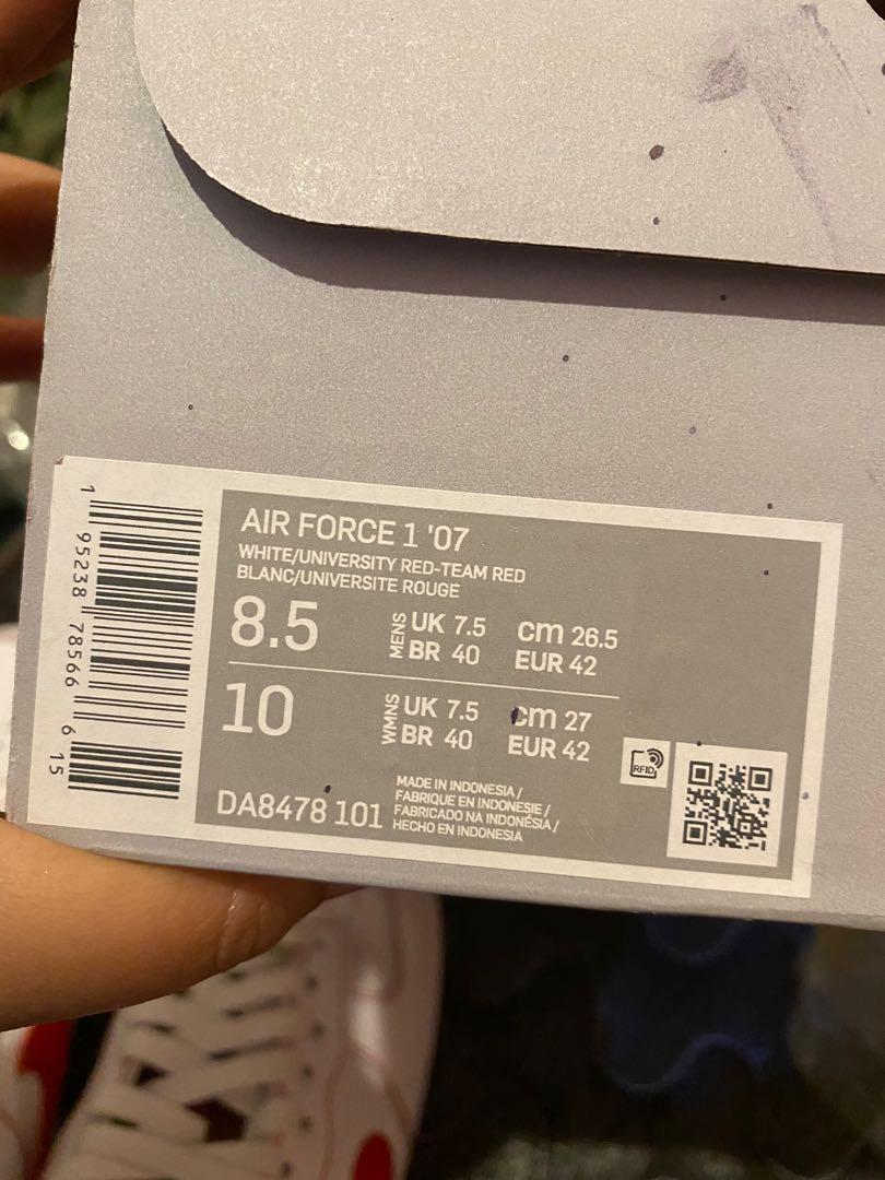 nike shoe width label