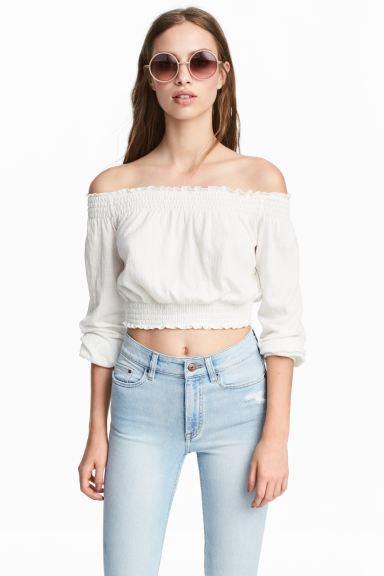 Open shoulder top shop h&m