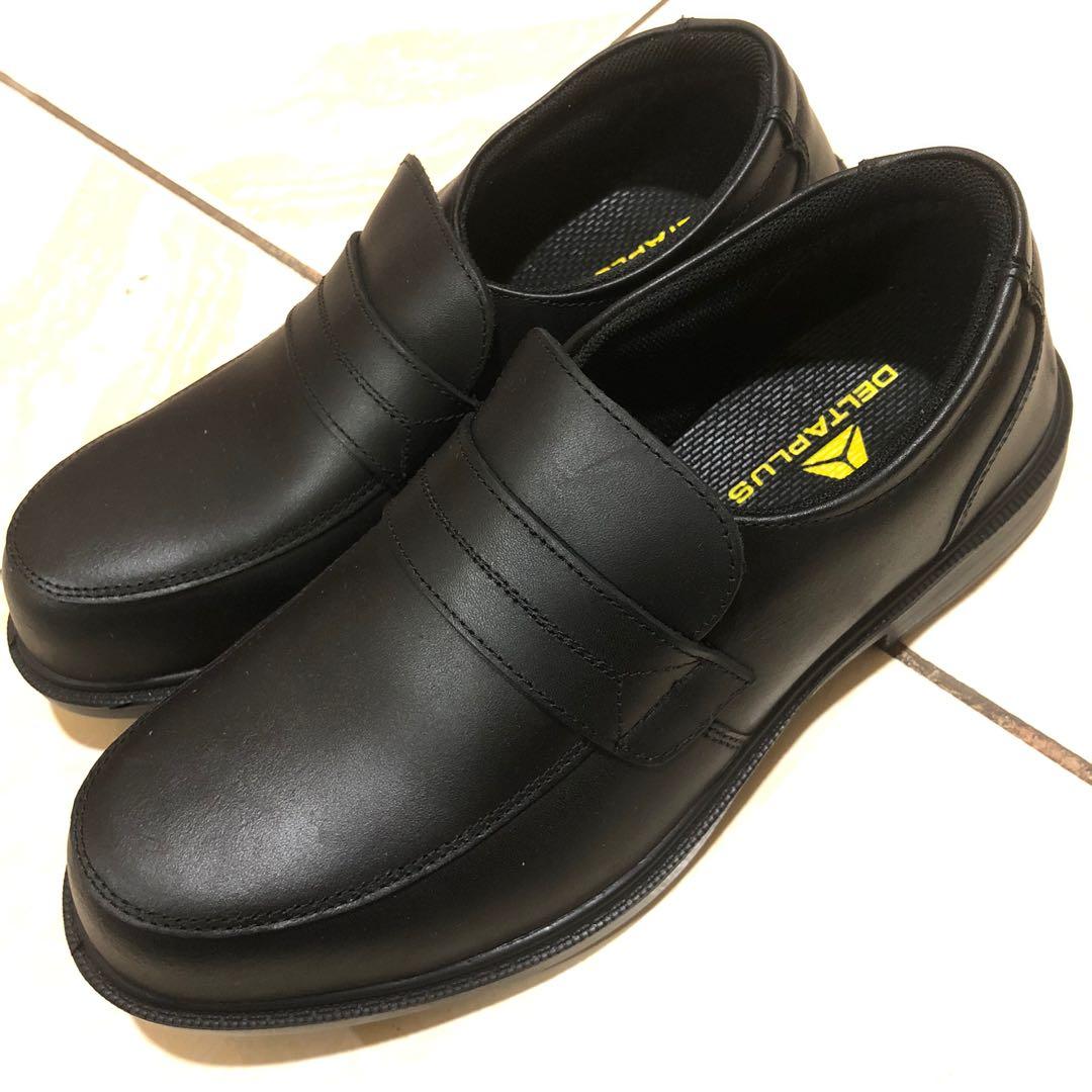 Original Delta Plus Black Safety Shoes, Men's Fashion, Footwear, Casual