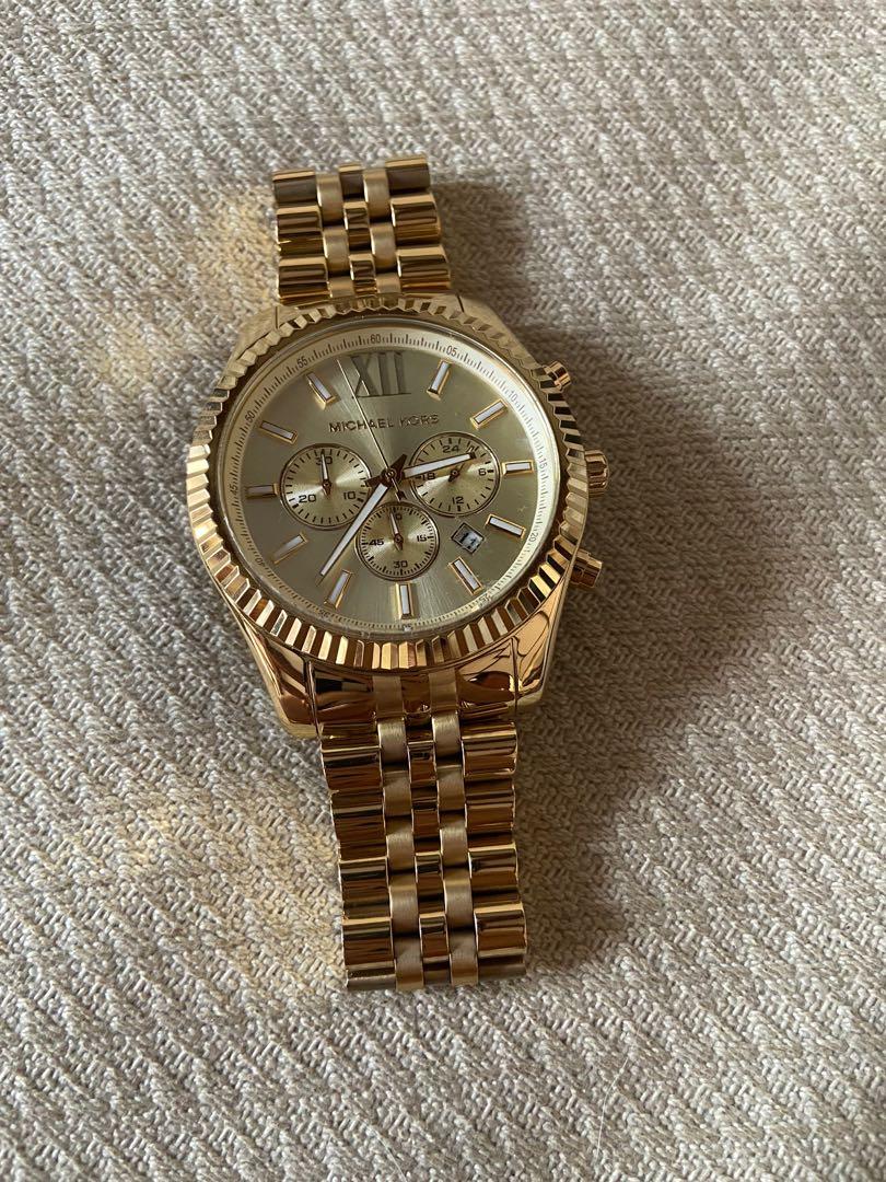 Original Michael Kors Watch (Gold), Luxury, Watches on Carousell