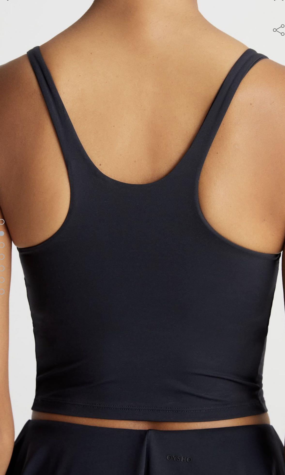 Oysho Light touch vest top with cups, Women's Fashion, Activewear on  Carousell
