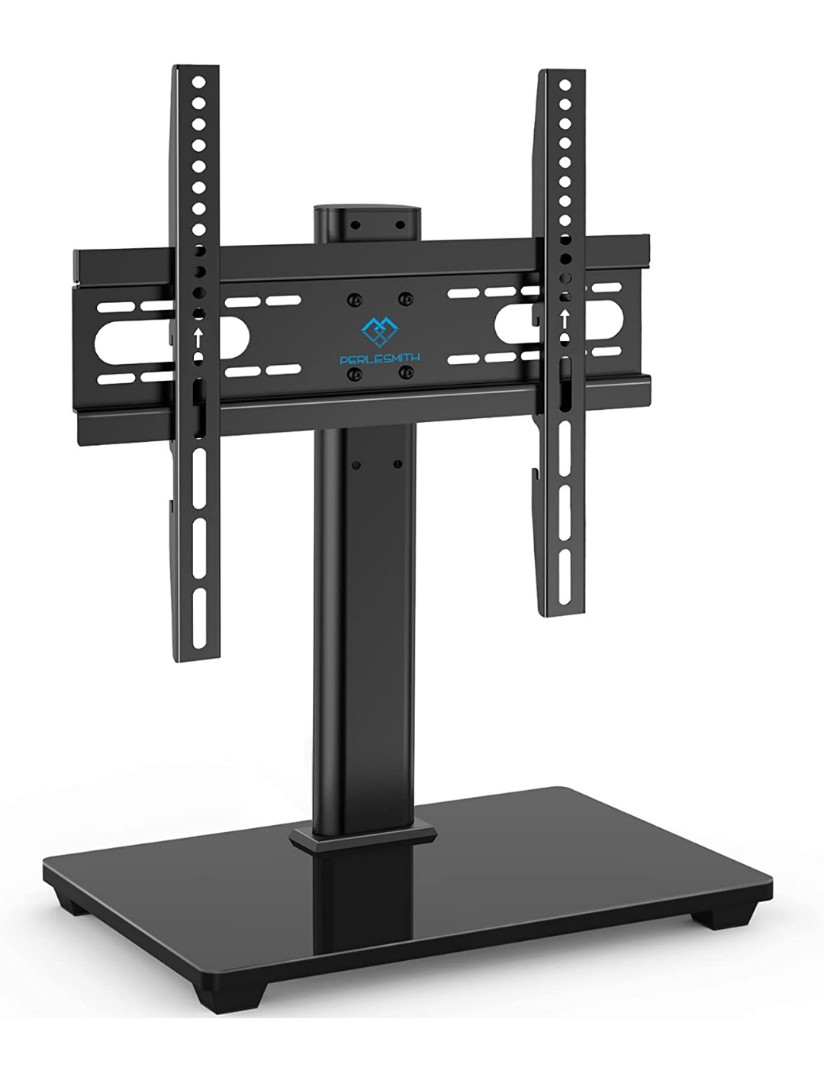 PERLESMITH Universal TV Stand Table Top TV Stand for 3755 inch LCD LED TVs Height