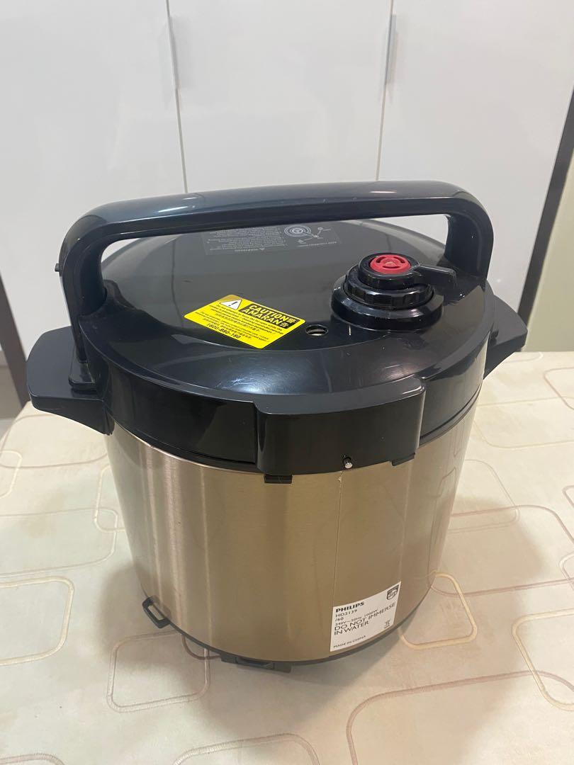 Philips HD2139 6.0L Electric Pressure Cooker, TV & Home Appliances