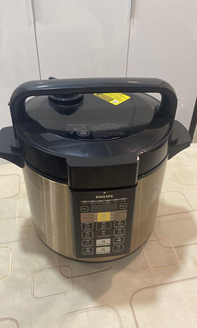 Philips HD2139 6.0L Electric Pressure Cooker, TV & Home Appliances, Kitchen Appliances, Cookers
