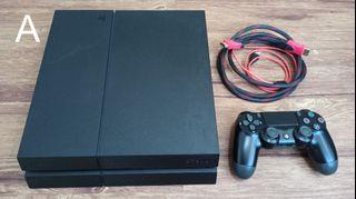 PlayStation 4 Fat 500GB with games