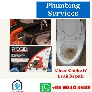 Plumber / Clear Choke Service / Clear Toilet Choke / Clear Basin Choke / Clear Floor Trap Choke (96405629)
