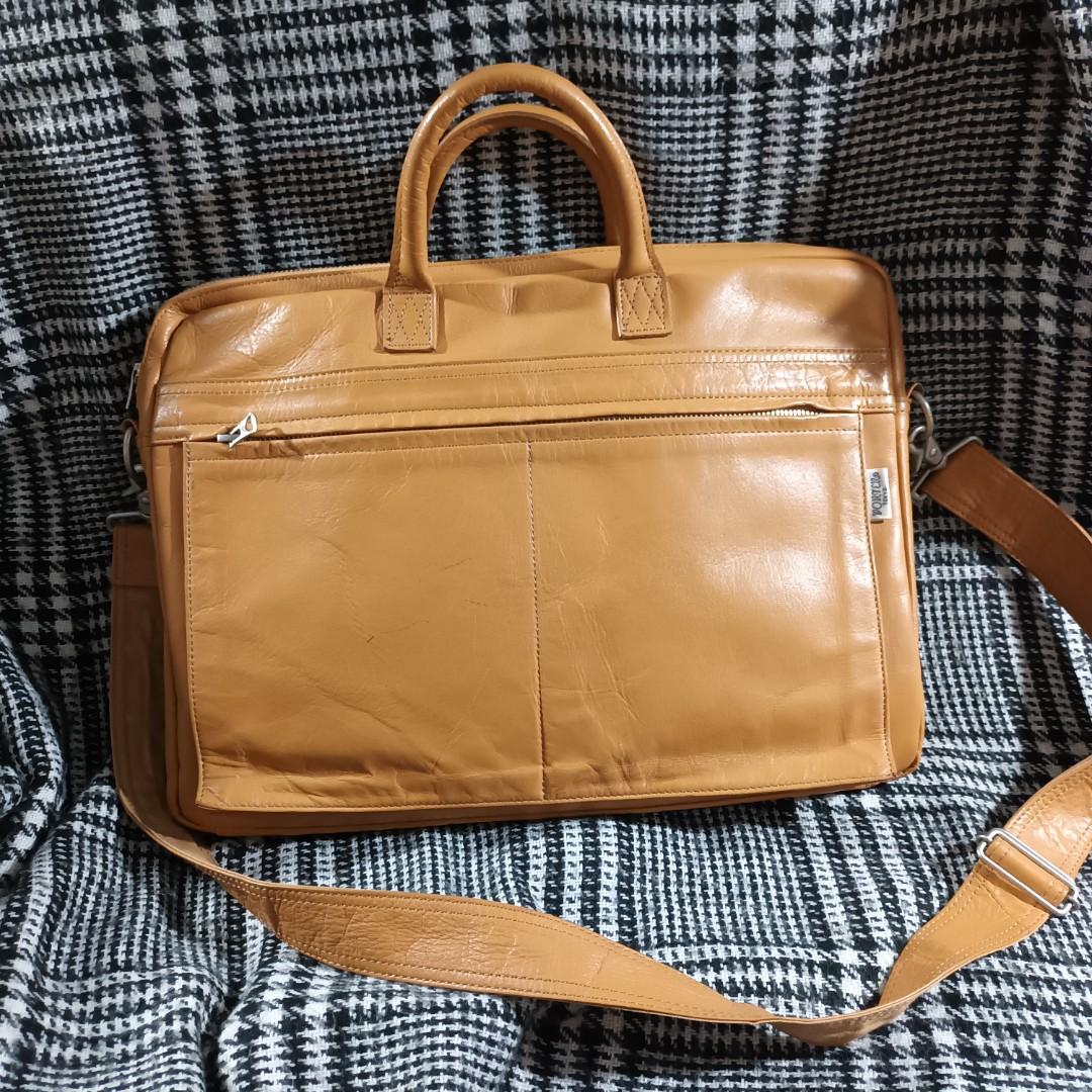 Porter Tokyo Leather Briefcase Messenger bag Men s Fashion Bags