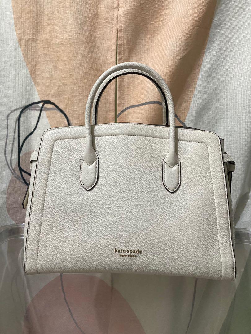 Retail Kate Spade Knott Large Satchel in Parchment, Luxury, Bags & Wallets  on Carousell