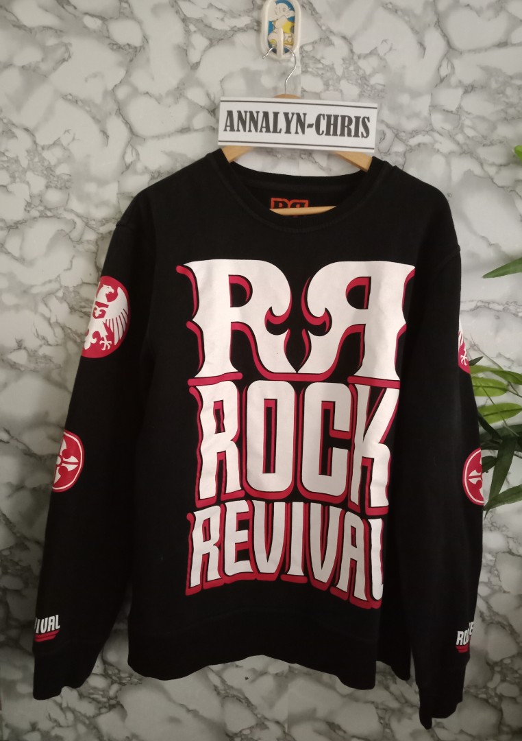 Rock Revival Crewneck Longsleeve Size XL Dimes 29x23 Fit to Large