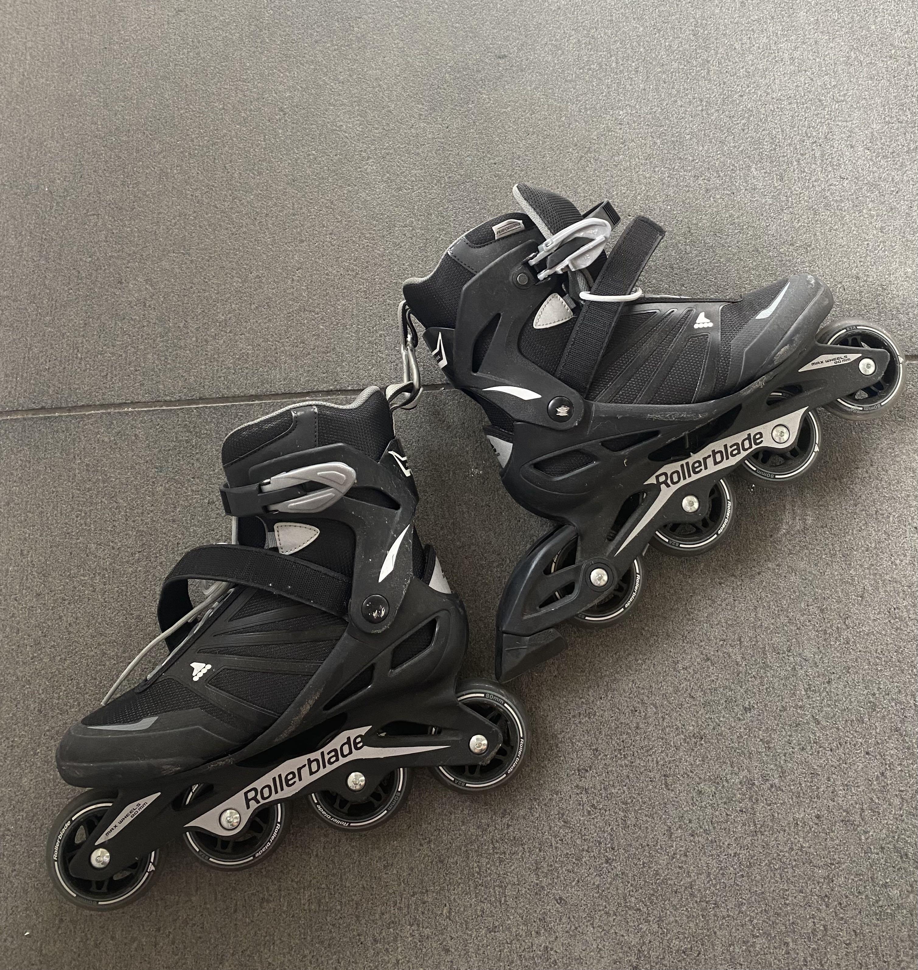 Rollerblade Zetrablade Inline Skates 4 Wheels Fit, Sports Equipment