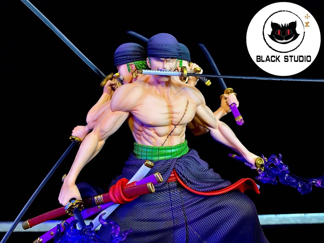 PO】Roronoa Zoro Ashura GK Figure Black Studio One Piece, Hobbies & Toys,  Toys & Games on Carousell