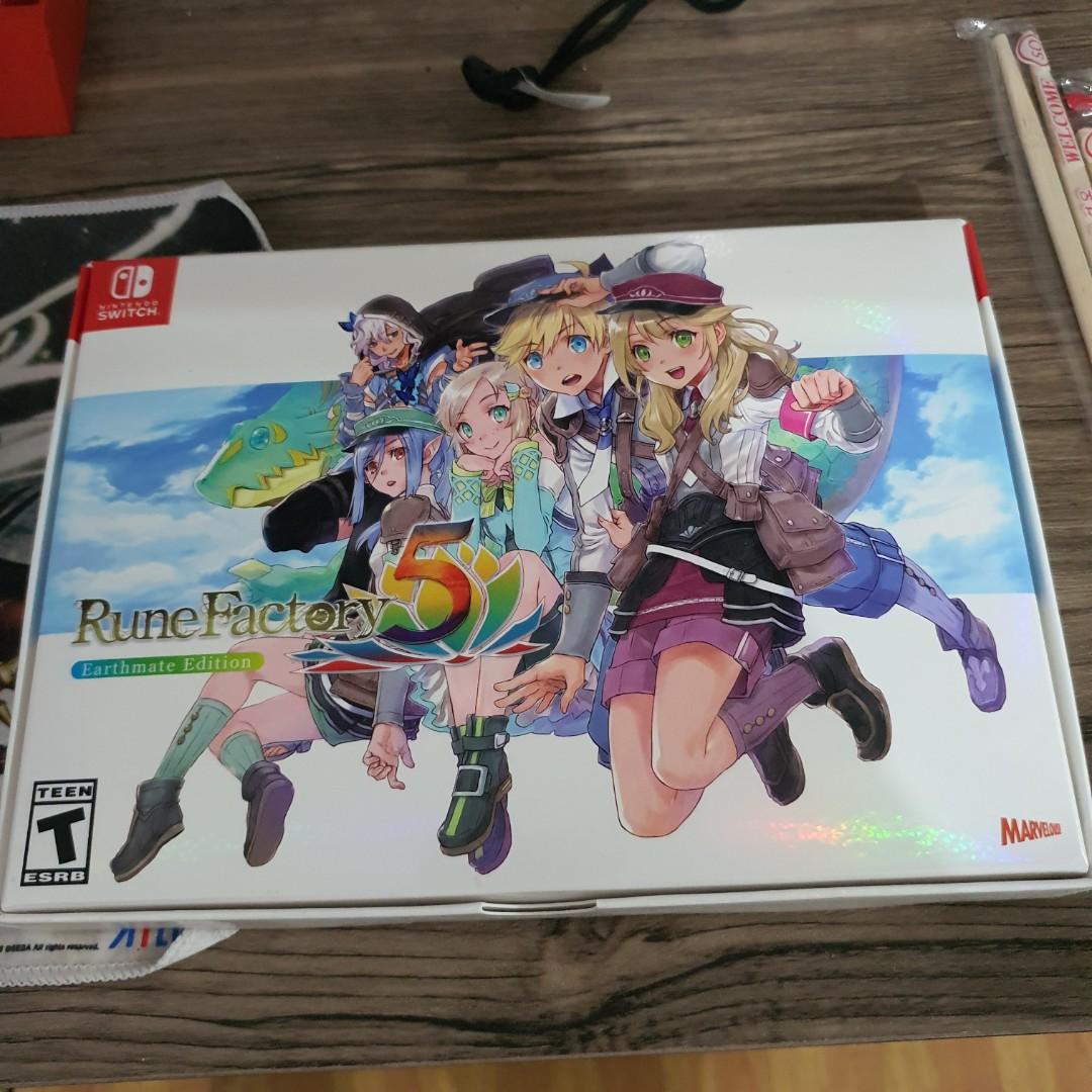 Rune Factory 5 Earthmate Edition for Nintendo Switch, Video Gaming