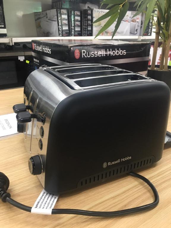 Russell Hobbs Brooklyn Black 4 Slice Toaster, TV & Home Appliances