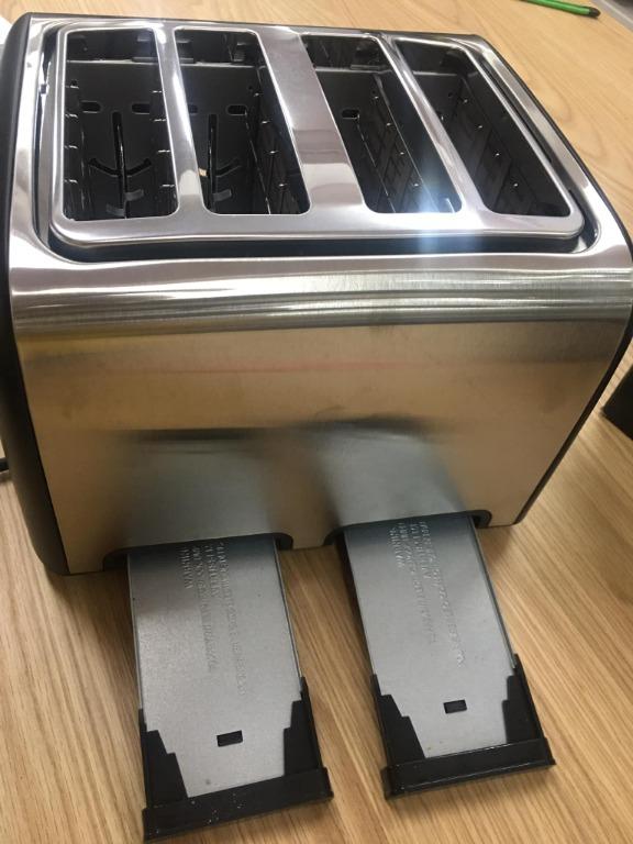 Russell Hobbs Brooklyn Black 4 Slice Toaster, TV & Home Appliances