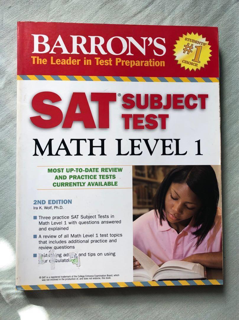 SAT Test Study Guide Subject Test Books (Category: Textbooks) located in Quezon City. Submitted by ddaenggtan (Listing ID 1172494456, Image 3). Description: SAT Test Study Guide / Subject Test Reviewers 📚 2017 The Princeton Review SAT Premium - 600 📚 Barron’s SAT Subject Test Math Level 1 - 200 📚 CollegeBoard Study Guide for SAT Subject Test - 200.