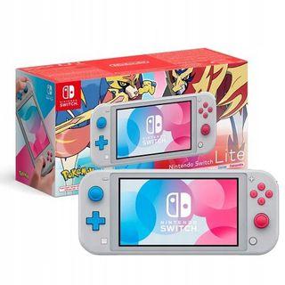 nintendo switch lite zamazenta and zacian edition
