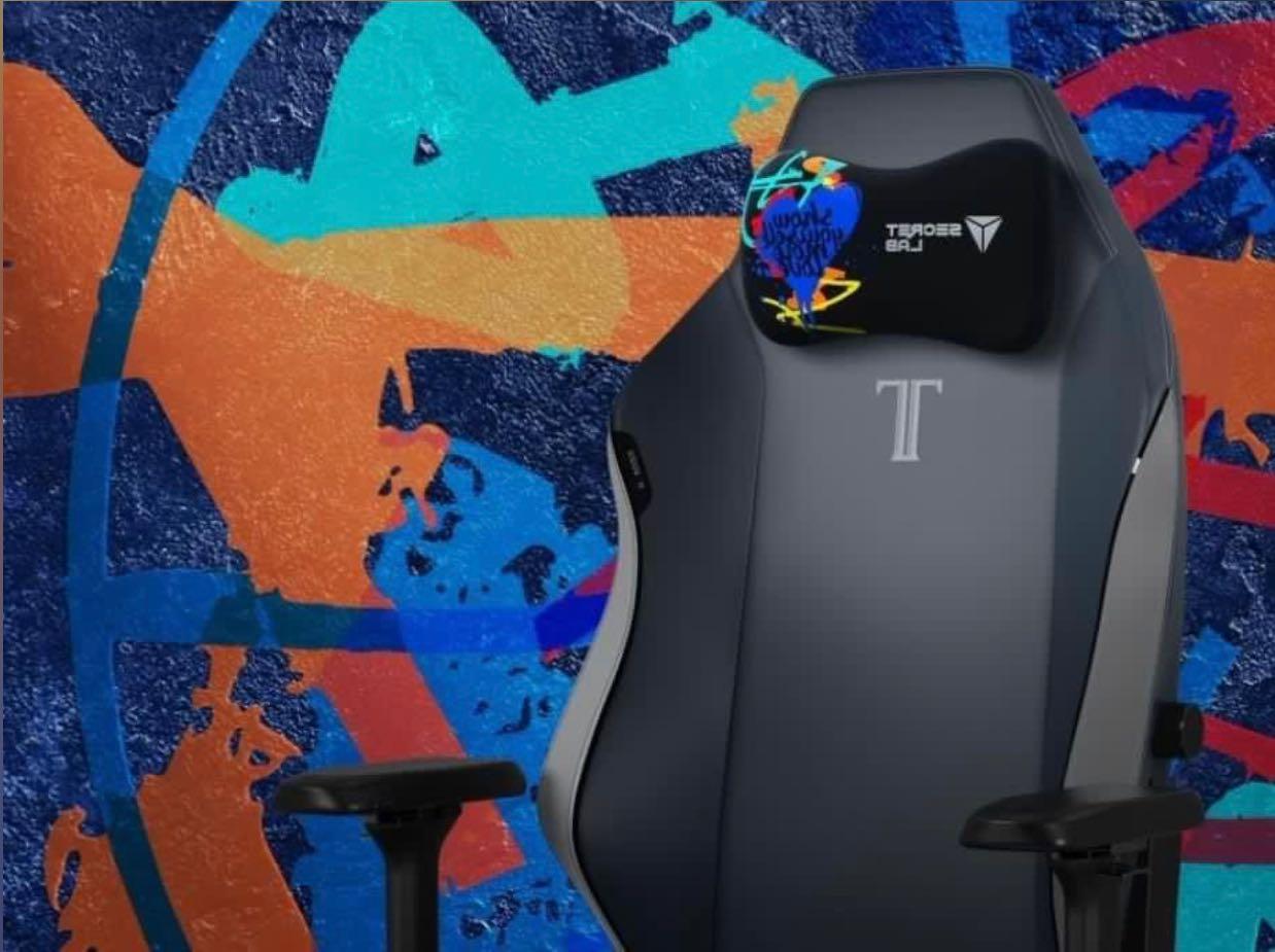 *Brand new Secret Lab 2022 titan evo + magnetic head rest, Furniture ...