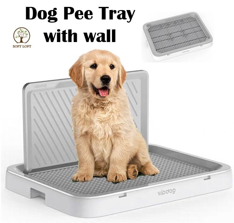 SG Stock Pet Pee Tray Dog Pee Tray Dogs Pee Pan Dog Potty Tray Dog Toilet Training Pan Pee Pad Holder Tray