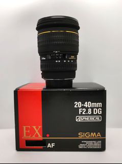SIGMA 20-40mm F2.8 DG ASPHERICAL ミノルタ α SIGMA 20-40mm F2.8 DG