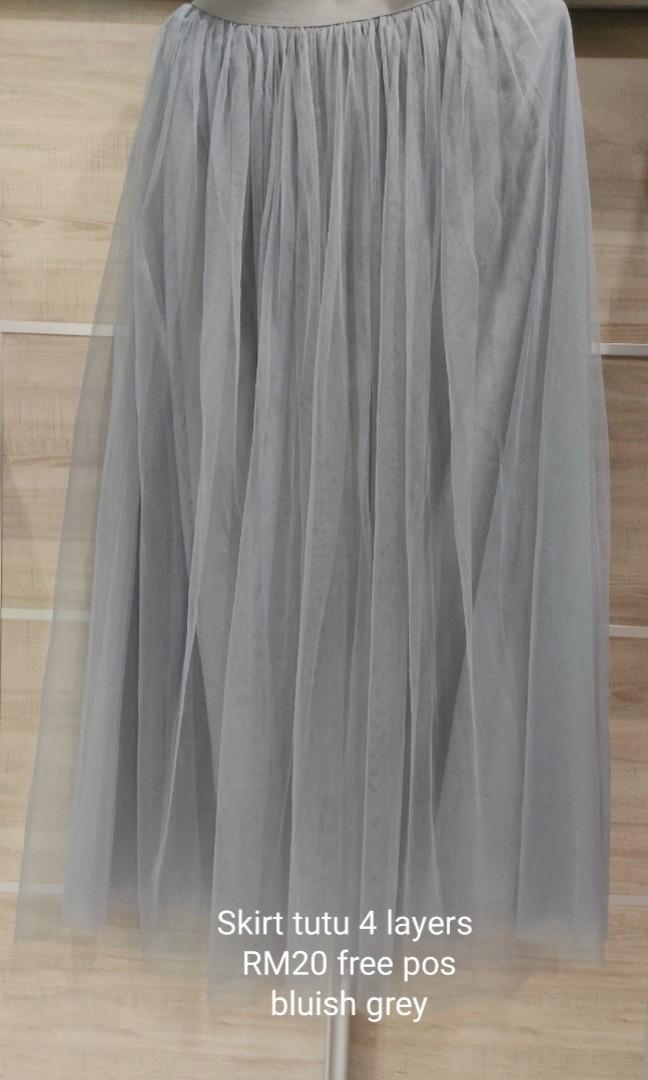 Skirt tutu Tutu Skirt Princess cutting kembang 4 layers RM20