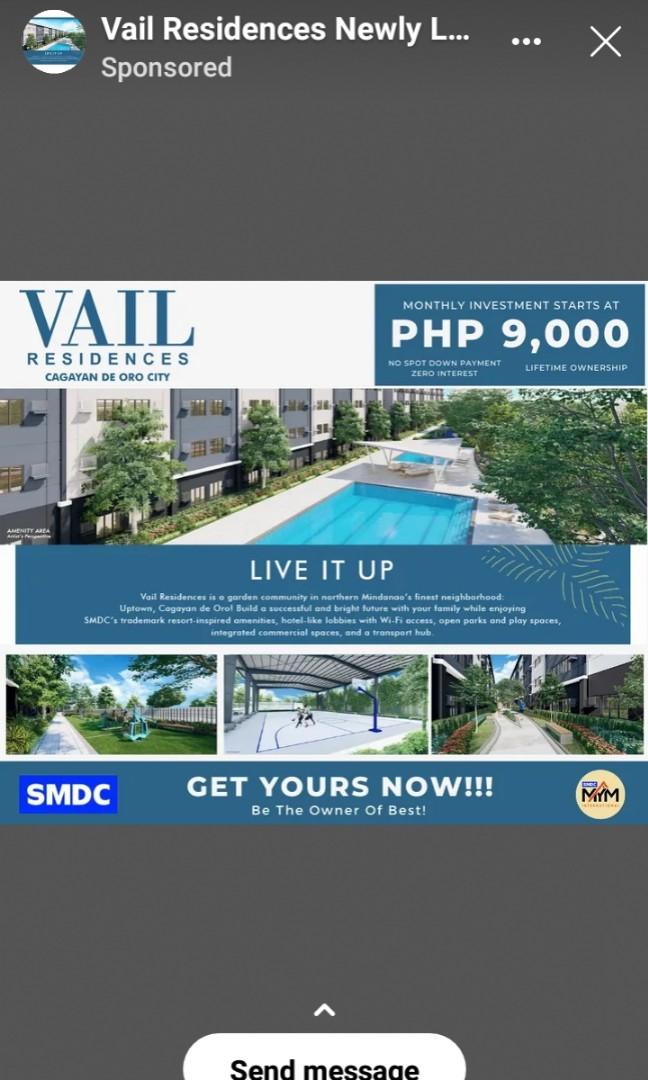 SMDC PROJECTS (Category: Apartments & Condos) located in Marawi City. Submitted by happytree.02a98c (Listing ID 1172547451, Image 3). Description: pre selling and premium locations with affordable price lists..