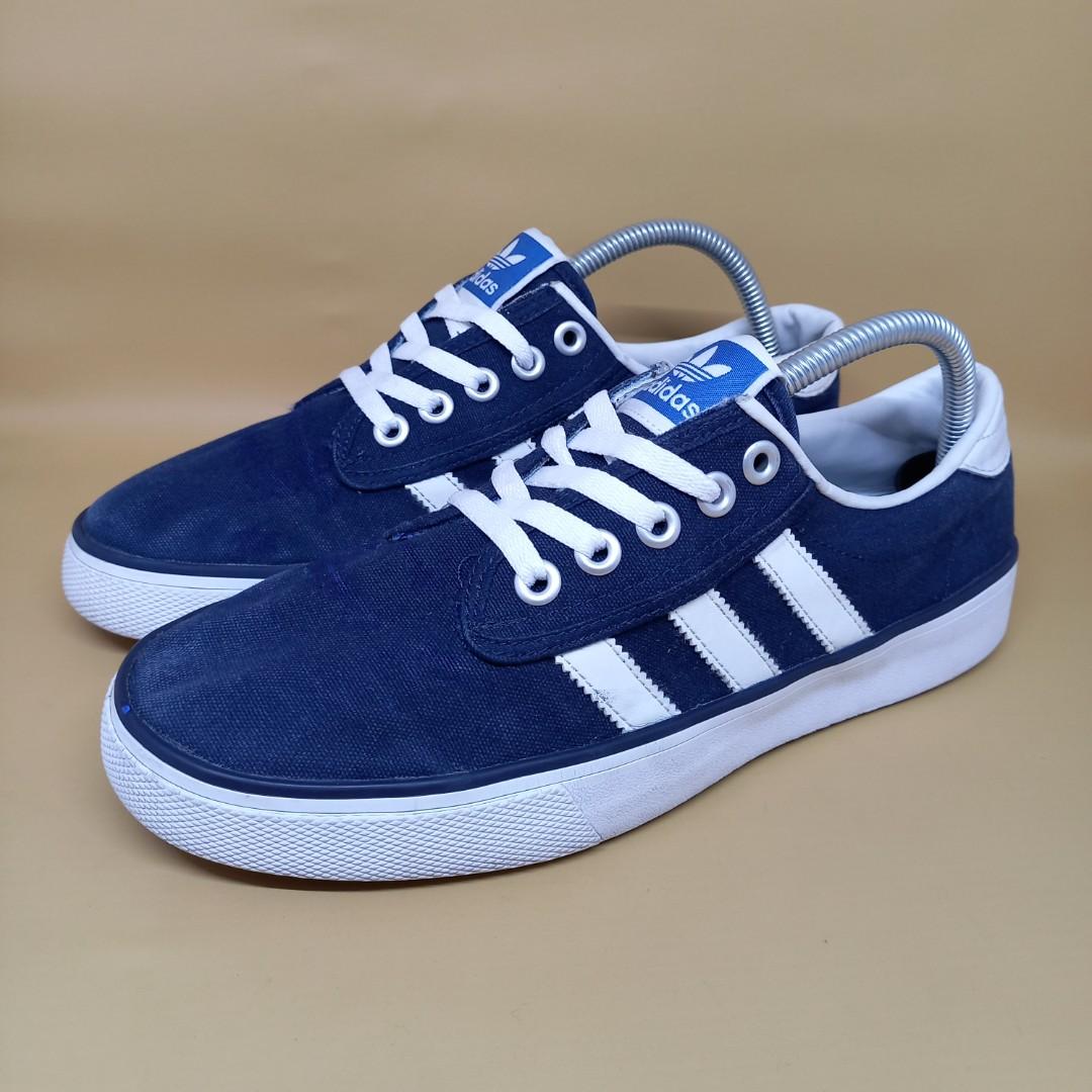 Adidas Kiel Navy Blue sneakers kasual sepatu unisex bekas second