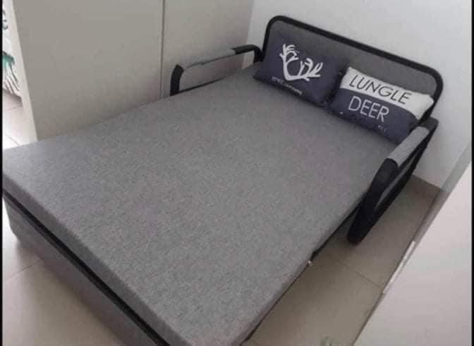 Sofabed with storage (Category: Sofas) located in Malabon City. Submitted by closetfuel (Listing ID 1172586149, Image 2). Description: 120x190 150x190 180x190 DM FOR INQUIRIES AND SIZES COD.