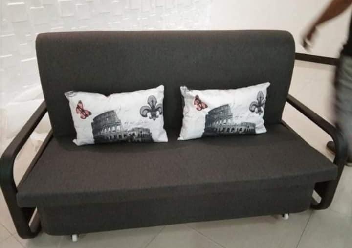 Sofabed with storage (Category: Sofas) located in Malabon City. Submitted by closetfuel (Listing ID 1172586149, Image 3). Description: 120x190 150x190 180x190 DM FOR INQUIRIES AND SIZES COD.