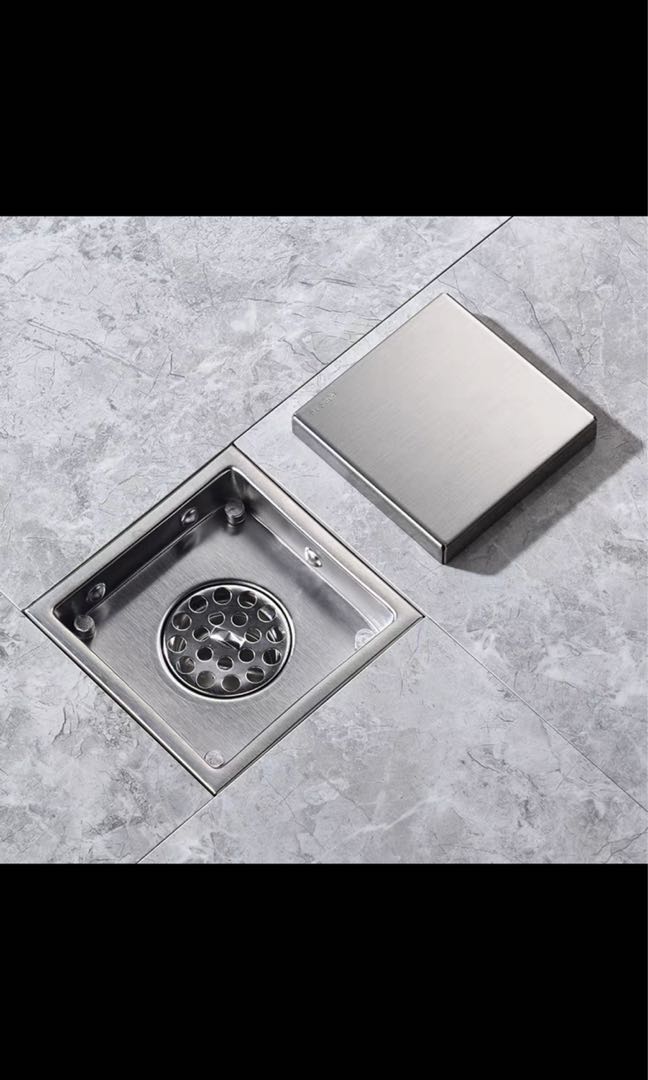 Concealed floor shop drain