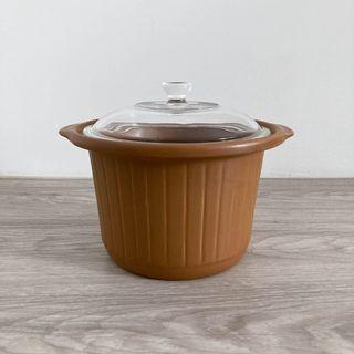 Takahi Slow Cooker Insert | Ceramic Pot Planter | Large Serving Bowl | Heat Retaining (~3 litres)