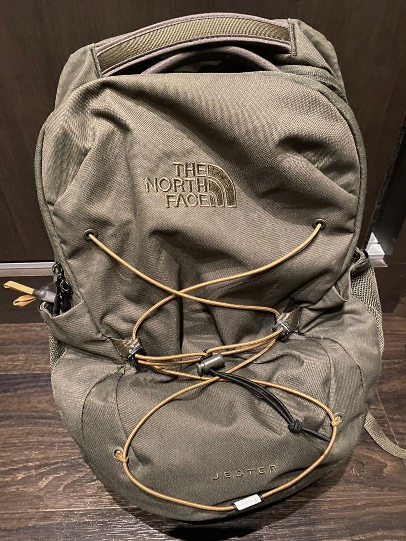 north face backpack grey and rose gold