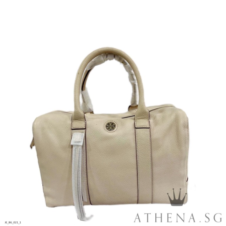 TORY BURCH BRODY SATCHEL 2 WAY COL LIGHT OAK