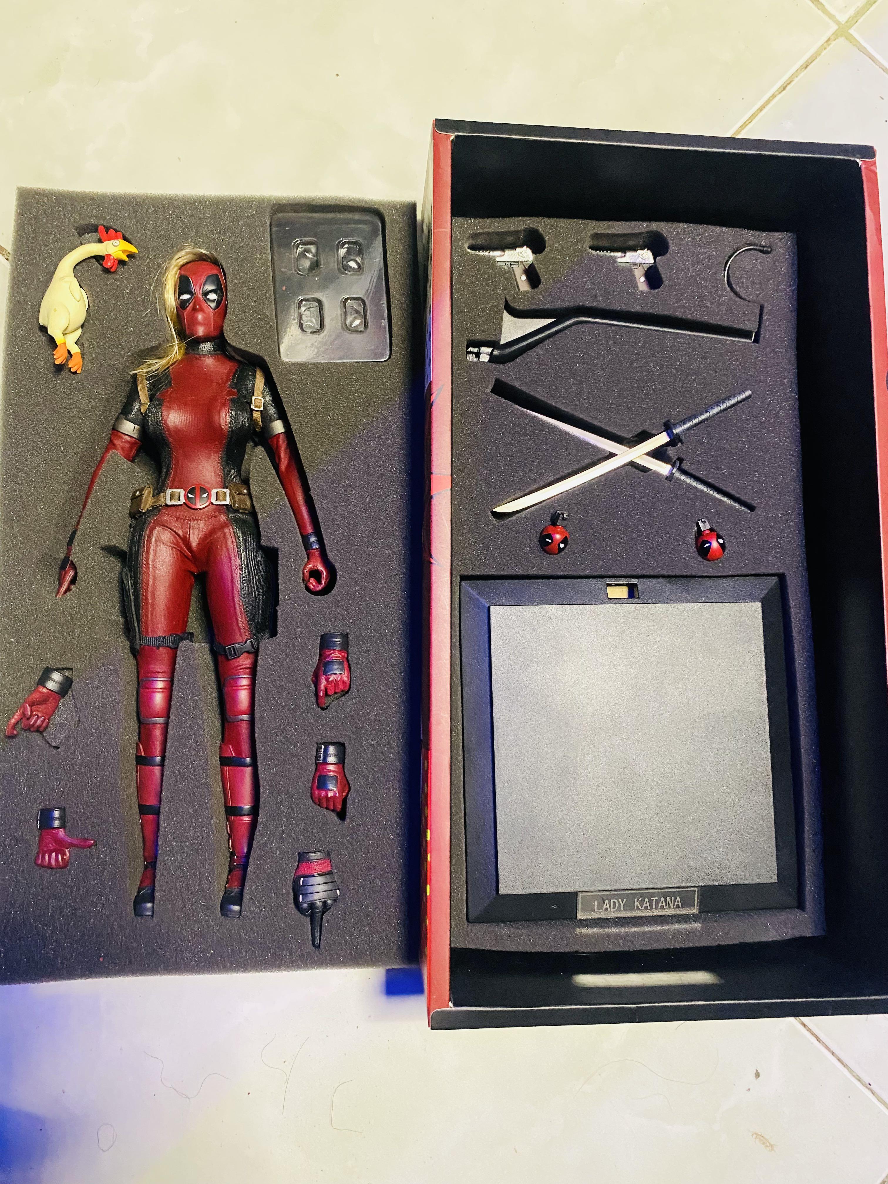 Toys Era Lady Katana / Lady DeadPool, Hobbies & Toys, Toys & Games on Carousell