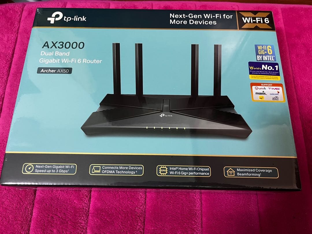 TP LINK AX 3000 Archer AX 50 Wifi 6 Router, Computers & Tech, Parts ...