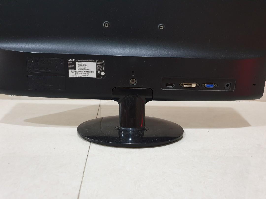 Tv monitor komputer led acer s231hl 