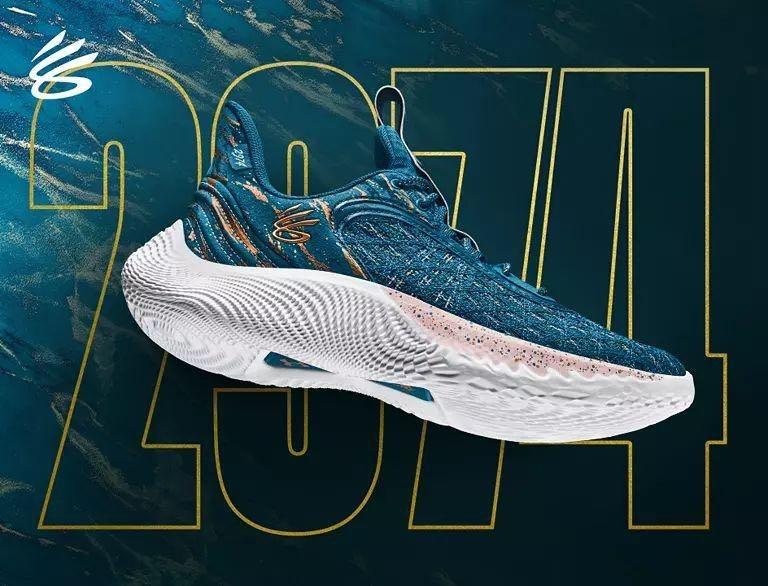 Under Armour Curry Flow 9 “2974” (US8, US9.5), 男裝, 鞋, 波鞋