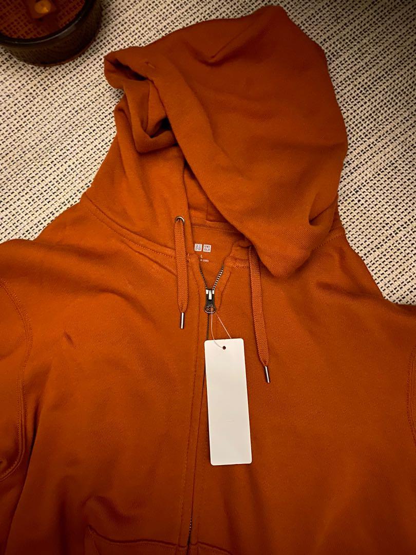 Uniqlo Dark Orange Hoodie