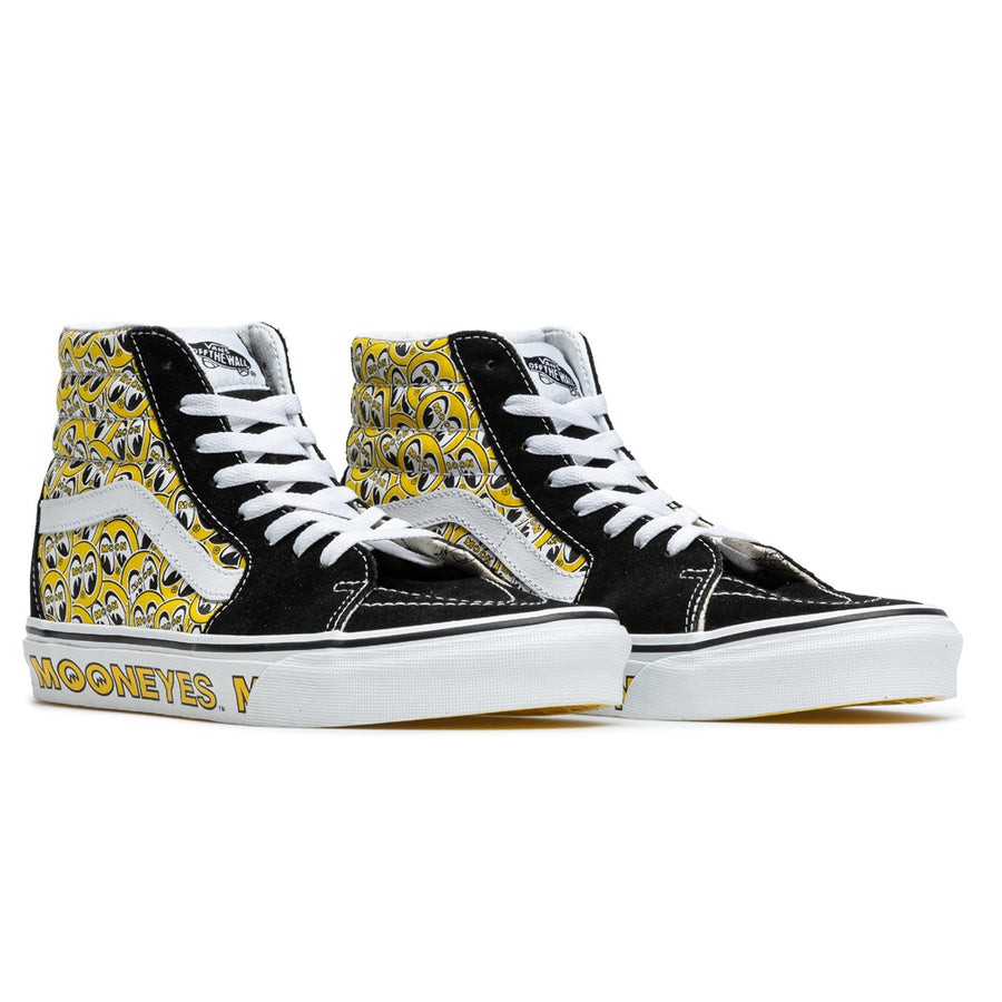 Vans sk8 hot sale hi black yellow