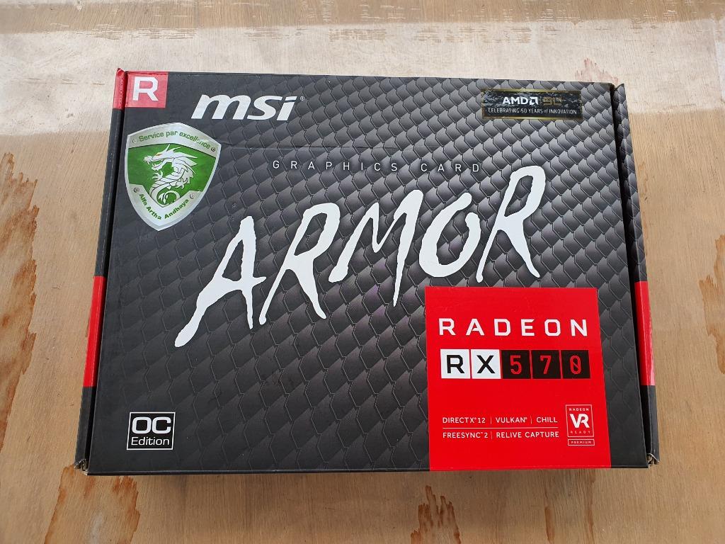 Msi rx 570 new arrivals armor 8gb oc ddr5