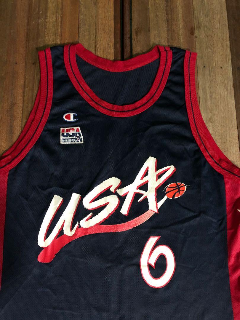 Vintage Champion Penny Hardaway Team USA Olympics Dream Team 2 Jersey Size  40 M