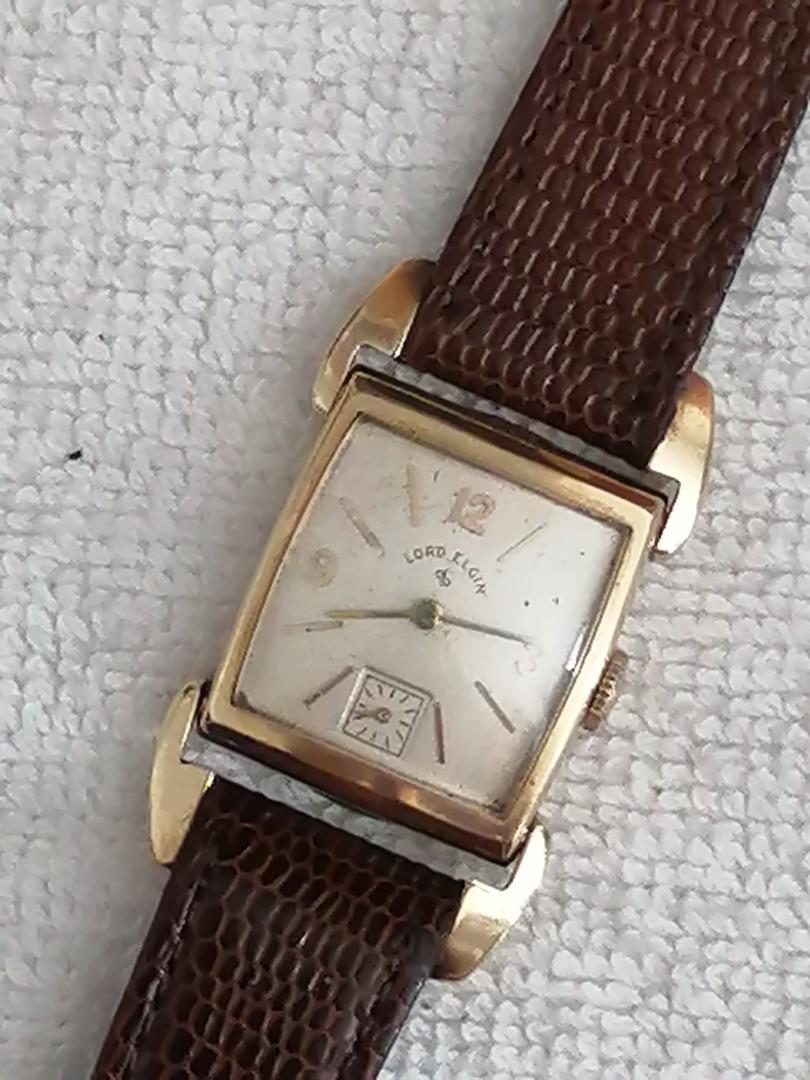 Lord elgin watch 14k gold deals filled