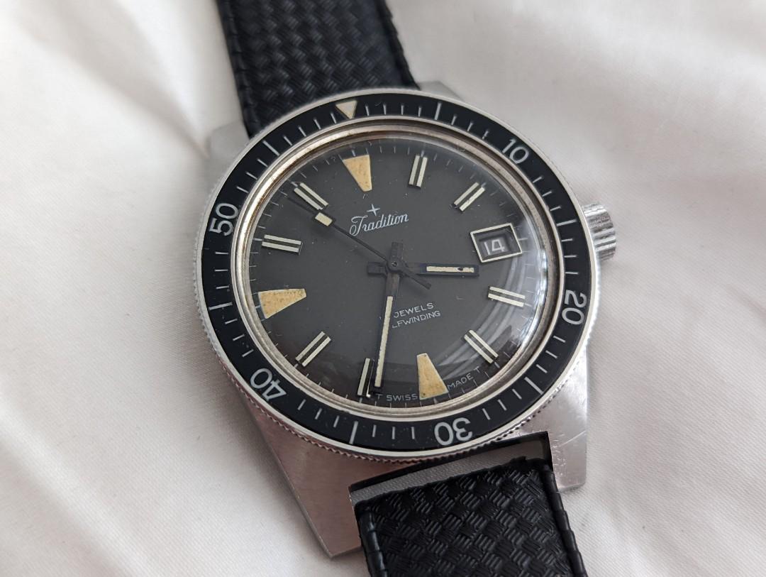 Vintage Tradition Diver Watch, Luxury, Watches on Carousell