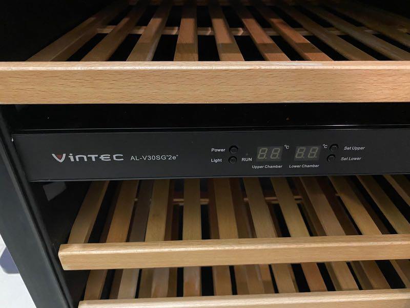 Vintec Dual Zone Wine Fridge, TV & Home Appliances, Kitchen Appliances