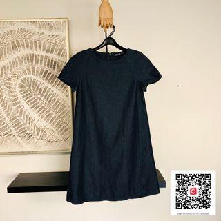 Women’s Mini Dress Denim Zara Basic