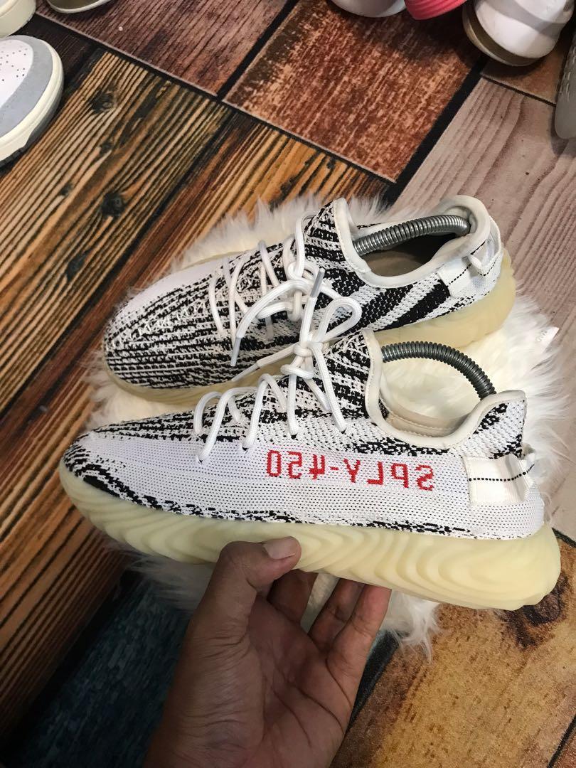 Yeezy Boost 450 Zebra, Men's Fashion, Footwear, Sneakers on Carousell