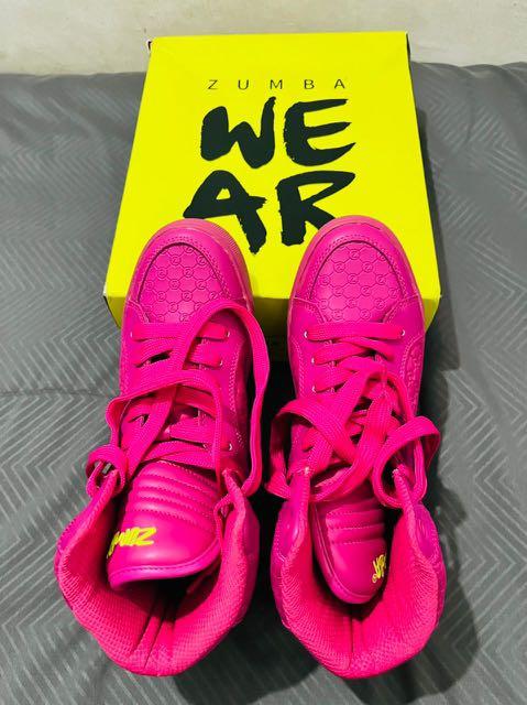 Pink cheap zumba shoes