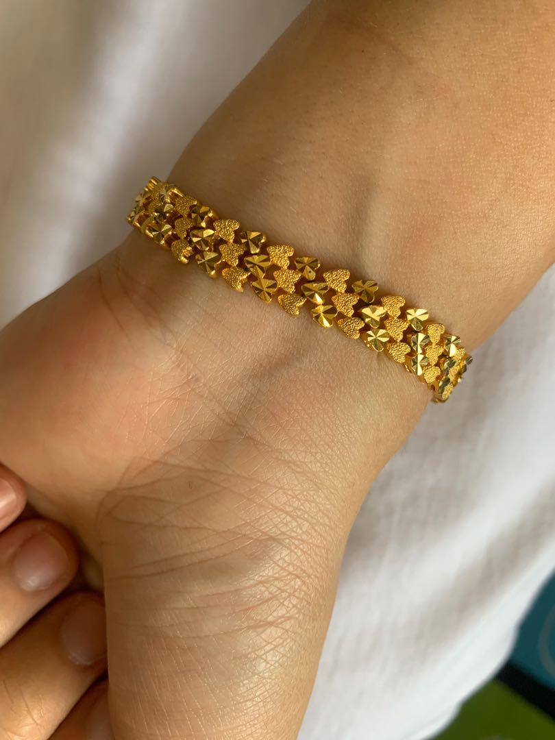 21k Chinese Gold Bracelet for sale Women s Fashion Jewelry