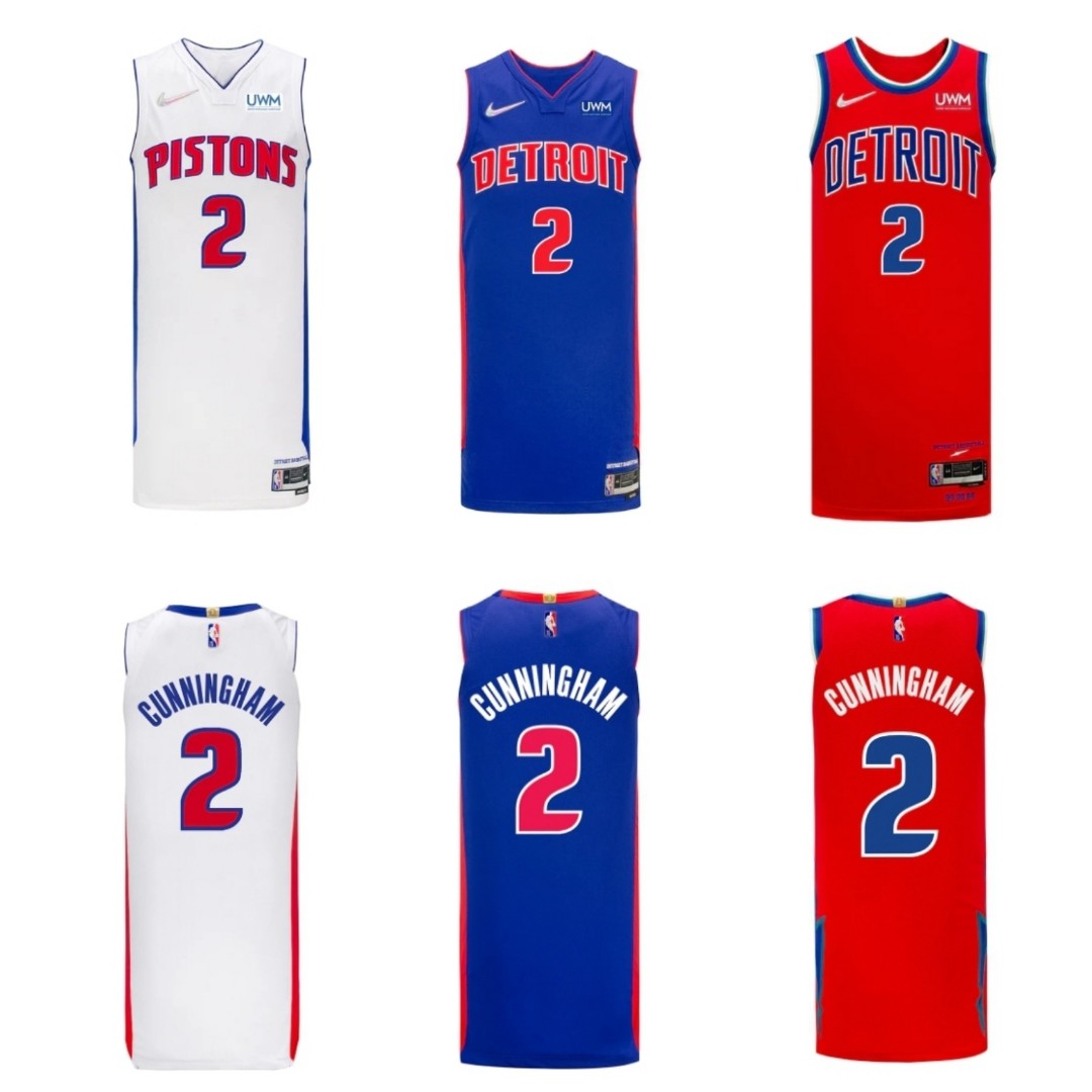 75th Anniversary Detroit Pistons Cade Cunningham Nike Nba Authentic