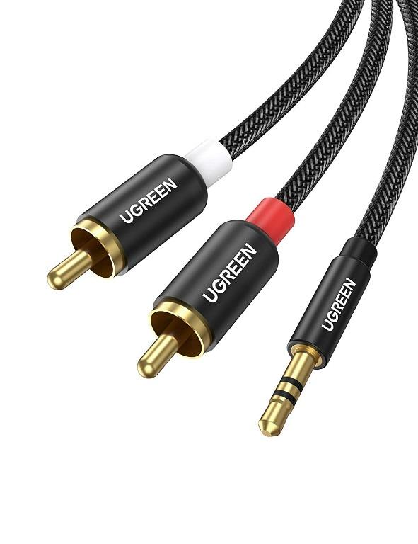 Laptop,Home Theater Devices and Amplifiers LinkinPerk 3.5mm to 6.35mm TRS Stereo Audio Cable，6.35 1/4 Male to 3.5 1/8 Male Aux Jack for iPod 1m/3ft 